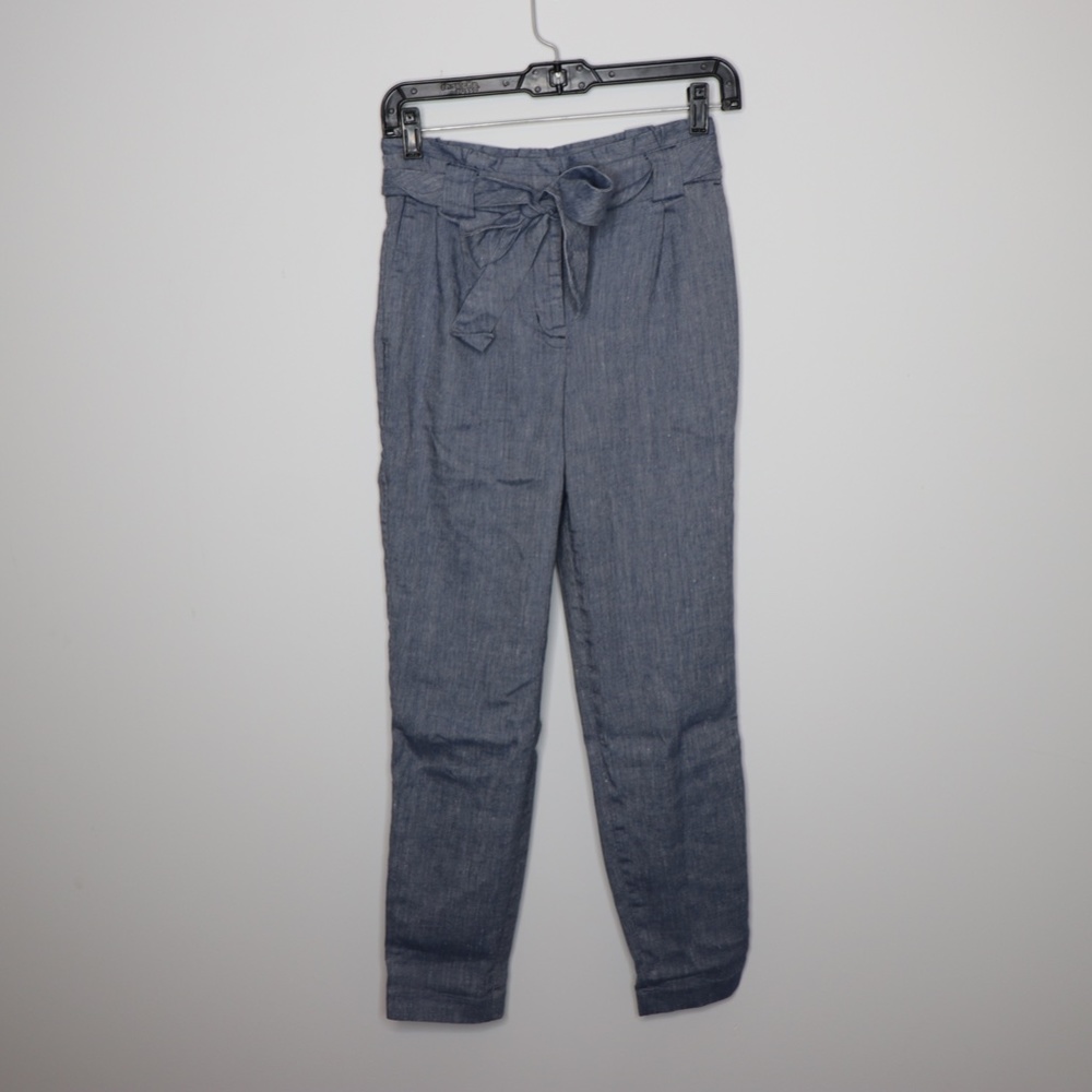 Express Blue Paperbag Pants Size 00R
